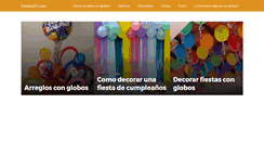 Desktop Screenshot of globos21.com